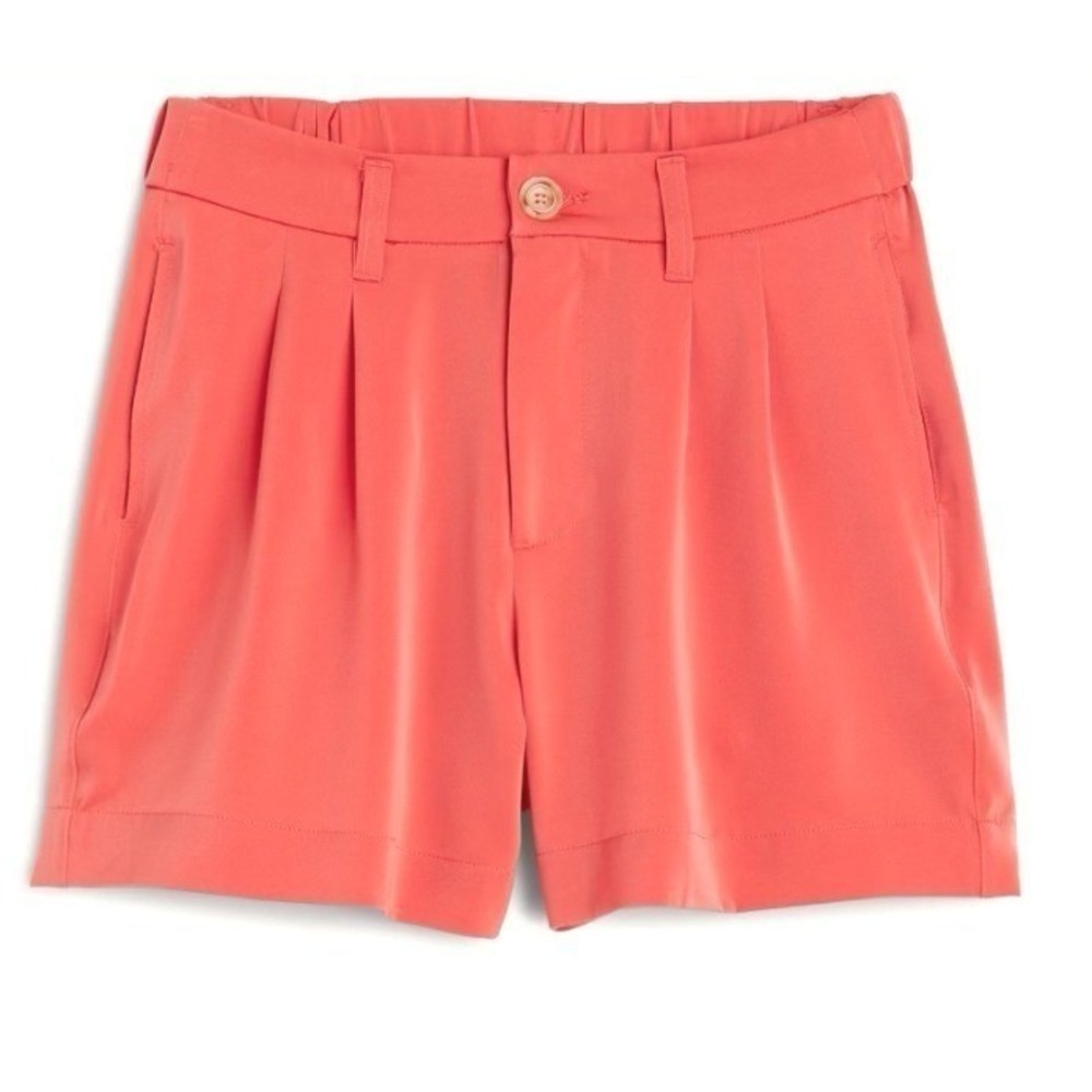 Stitch Fix One 5 One Ava Orange Satin Dressy‎ Shorts Size Small